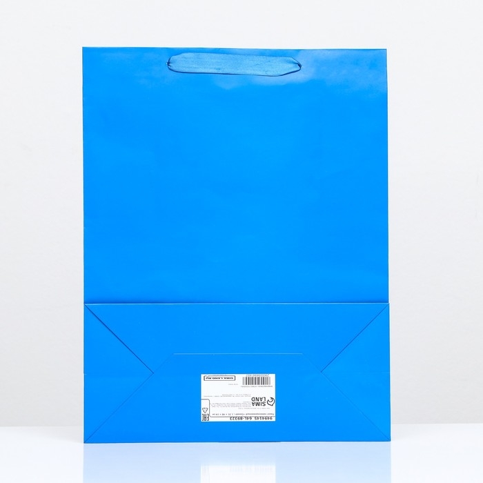 Пакет ламинированный &laquo;Синий&raquo;, 31 х 40 х 14 см