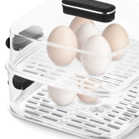 Пароварка электрическая с таймером КТ-6468 - 1000 Вт