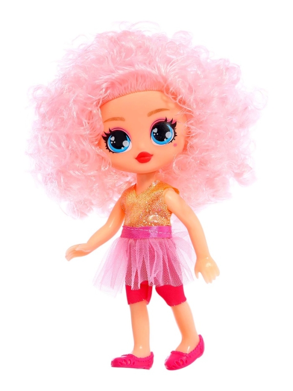 Кукла &laquo;Кудряшка Лина&raquo;, светло-розовый