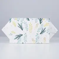 Складная новогодняя коробка-конфета &laquo;Акварельный новый год&raquo;, 14&times;22&times;8 см