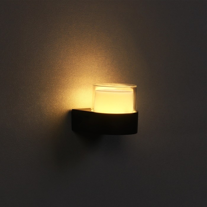 Светильник фасадный &laquo;Гранд&raquo;, FSD-033, 5 Вт, 3000К, IP65, 220 В, пластик, черный