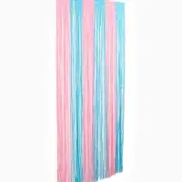 Занавес для фотозоны 1х2 м., розово-голубой