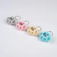 Фонарь-брелок детский "Лапка", 1 режим, 3 LR41, 3.5 х 4 см , микс