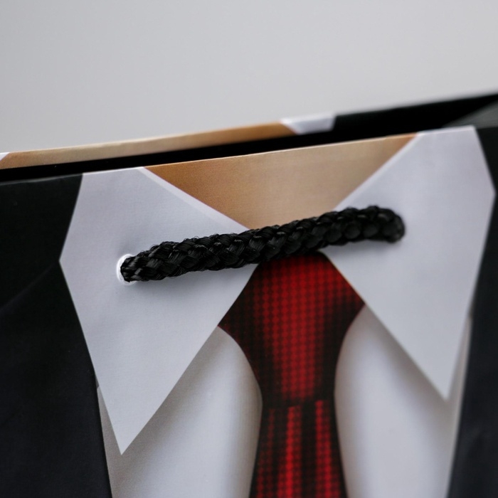 Пакет подарочный ламинированный, упаковка, &laquo;Лучшему мужчине&raquo;, MS 18 х 23 х 8 см