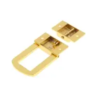 Замок-защелка на ящик ZM01, 4.3&times;3.2 см, цвет золото