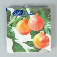 Салфетки бумажные трёхслойные &laquo;Апельсиновые шары&raquo;, 33х33, 20 шт