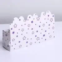 Коробка для макарун кондитерская, упаковка, &laquo;WOOF&raquo;, 18 х 5,5 х 5,5 см