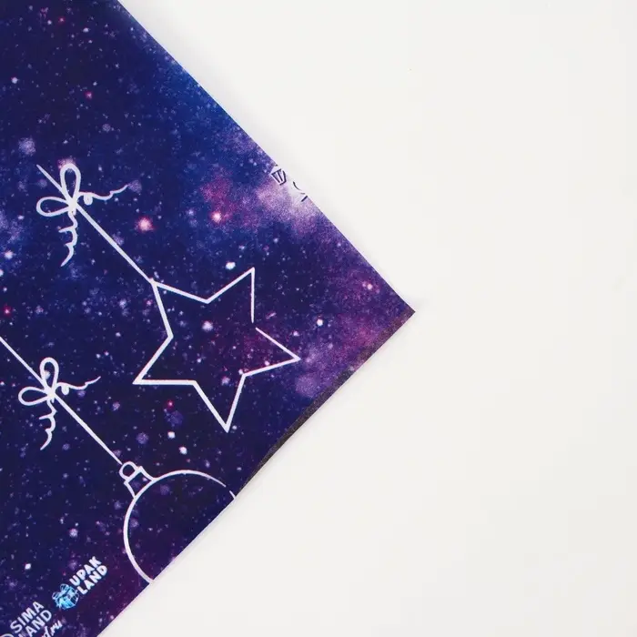 Бумага упаковочная тишью, упаковка &laquo;С новым годом!&raquo;, 50&times;66 см