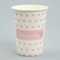 Стакан для цветов &laquo;Сердца&raquo;, 350 мл