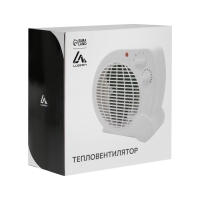 Тепловентилятор Luazon LTO-04, напольный, 2000 Вт, 2 режима, до 20 м&sup2;, белый