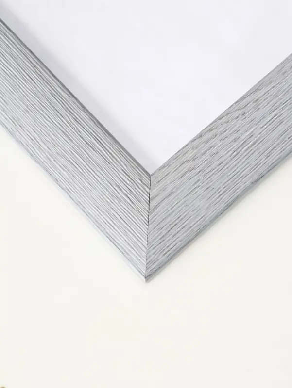 Фоторамка для фото 50х70 см "Luxe Elegance" пластик, серо-голубой, (пластик экран)