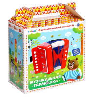 Музыкальная игрушка &laquo;Гармонь&raquo;, цвет синий