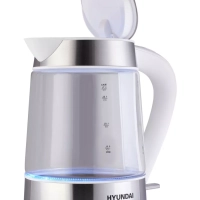 Чайник HYK-G3606 1,7л 2200Вт белый (стекло)