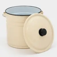 Ведро ц/шт с/кр 12л (слоновая)Без декора