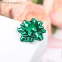 Бант - звезда №3.5, простой металик, МИКС