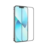 Защитное стекло Hoco A26, для iPhone 13 Pro Max,с защитной сеткой для микрофона,черная рамка