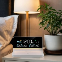 Метеостанция домашняя погодная станция часы КТ-3732 (2 в 1)