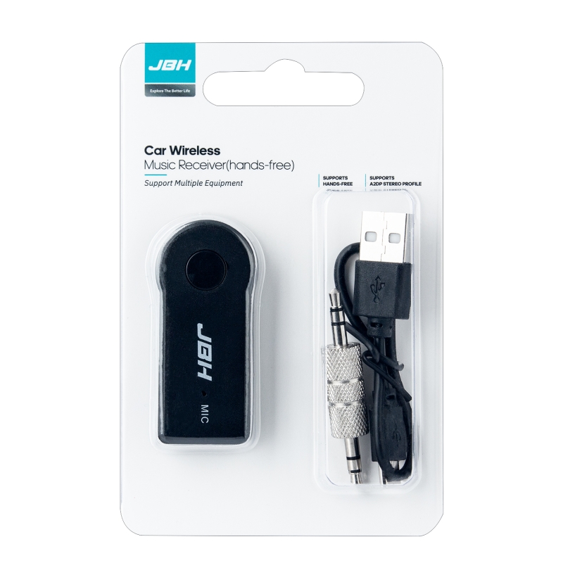 Блютуз ресивер JBH BT-02 (500шт/кор)
