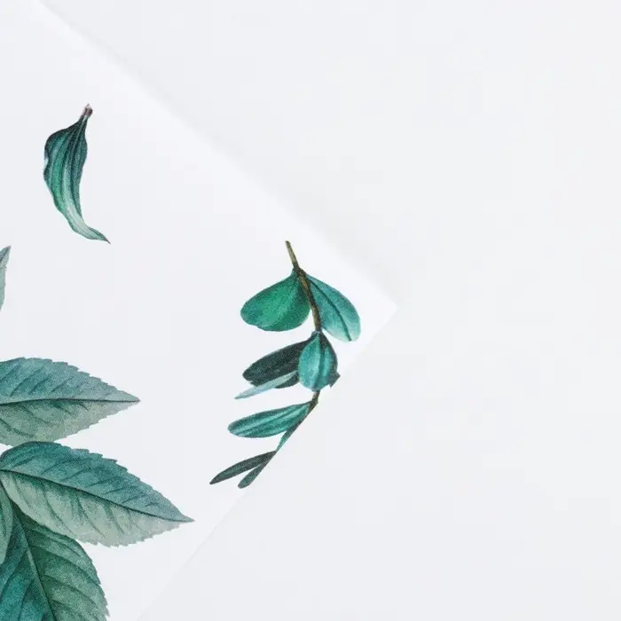 Бумага упаковочная глянцевая &laquo;Листочки&raquo;, 70 х 100 см