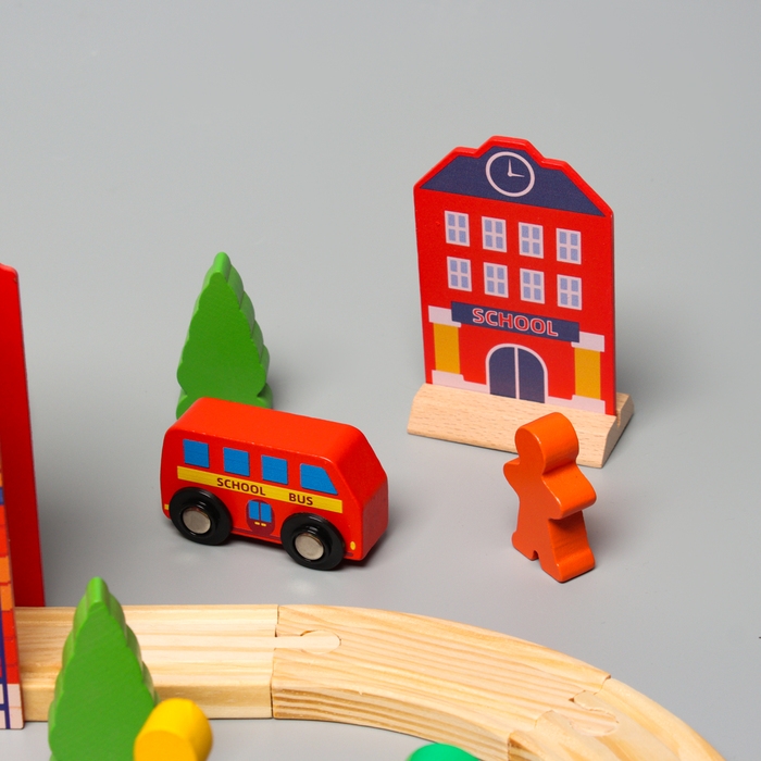 Железная дорога &laquo;Путешествие&raquo;, 36 деталей, 24 &times; 18,5 &times; 13,5 см