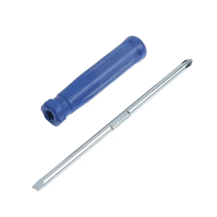 Отвертка комбинированная ТУНДРА, 2 в 1, пластиковая рукоятка, PH2/SL6&times;75 мм