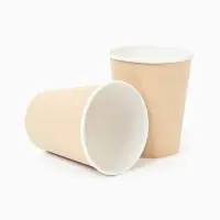 МП Стакан бумажный "Крафт" 250 мл, диаметр 80 мм (100 шт.)