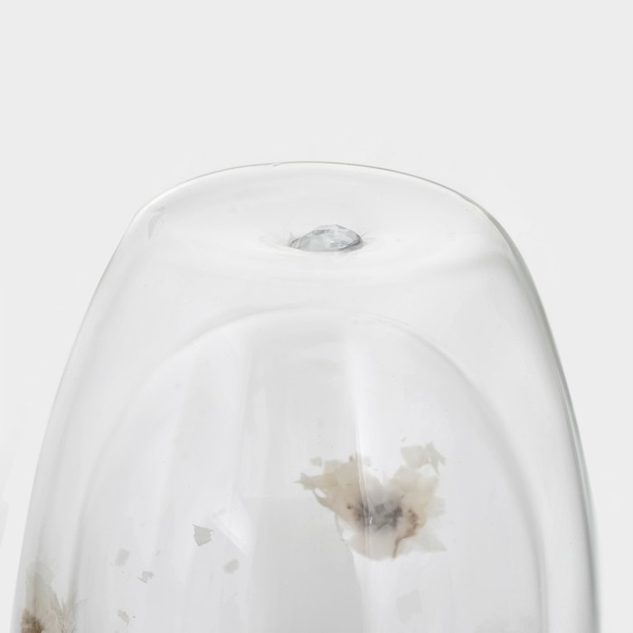 Набор стаканов с двойными стенками &laquo;Сухоцвет&raquo;, 350 мл, 9,5х11,5 см, 2 шт