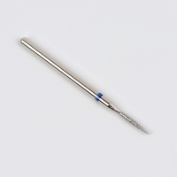 Фреза алмазная для маникюра &laquo;Игла&raquo;, средняя зернистость, 1,2 &times; 10 мм, в пластиковом футляре
