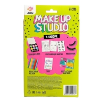 Набор для творчества &laquo;Make up studio&raquo;, книжка, тени, стразы, тату, 8+