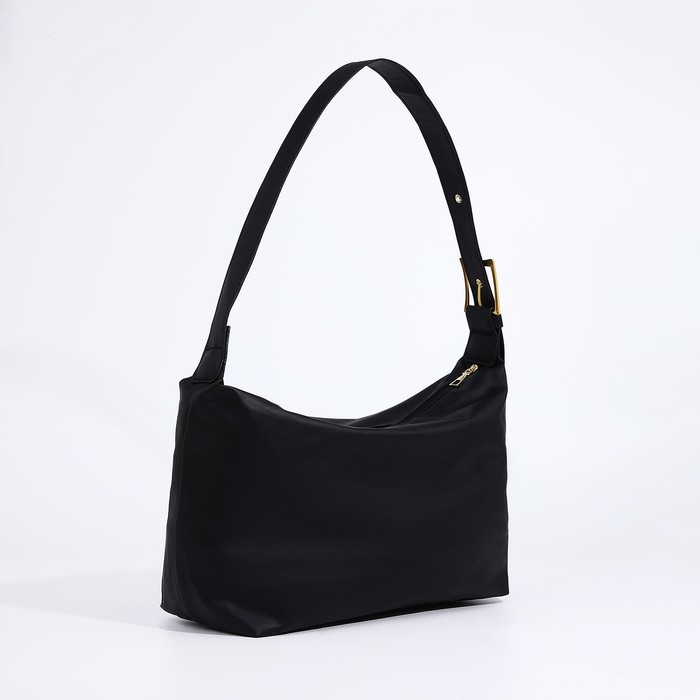 Сумка-мешок на молнии цвет чёрный