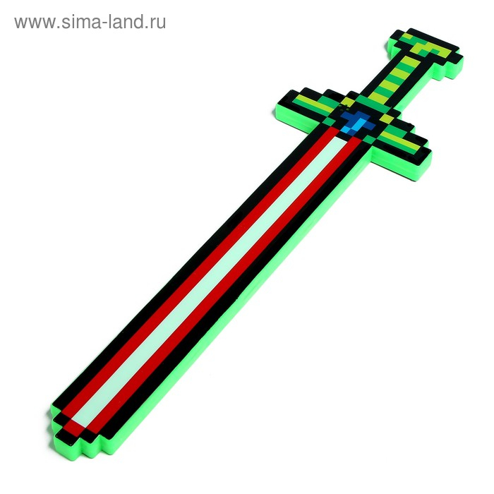 Меч &laquo;Пиксель&raquo;, работает от батареек