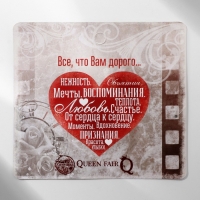 Кулон для фото &laquo;Эдель&raquo; круг, цвет серебро, 45 см