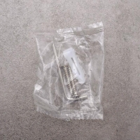 Ёрш для унитаза настенный с крышкой Accoona, 11,5&times;13,5&times;37,5 см, стекло, хром