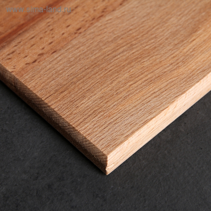 Доскa рaзделочнaя Премиум &laquo;Полубочкa&raquo;, с метaллической ручкой, 35&times;24,5&times;1,8 см, бук