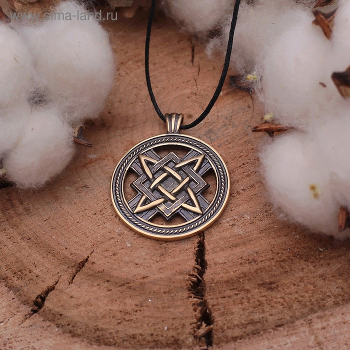 Символ предков из ювелирной бронзы &laquo;Квадрат Сварога&raquo;, 68 см