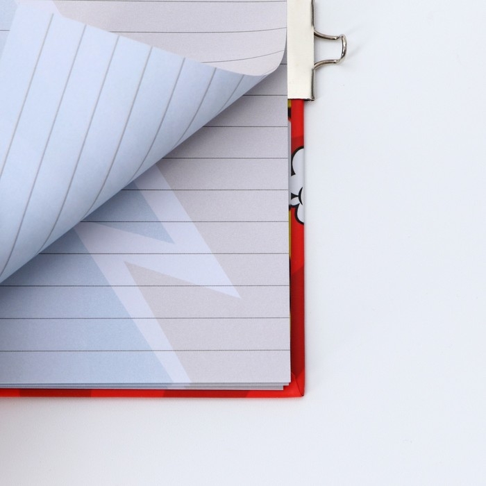 Записная книжка на замочке &laquo;Настоящий герой&raquo; А6, 50 листов