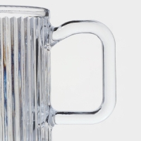 Кружка стеклянная &laquo;Грани&raquo;, 350 мл, 8,5&times;9,5 см