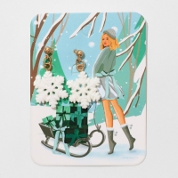 Новый год! Серьги &laquo;Новогодние&raquo; снежинки блестящие, цвет белый в золоте