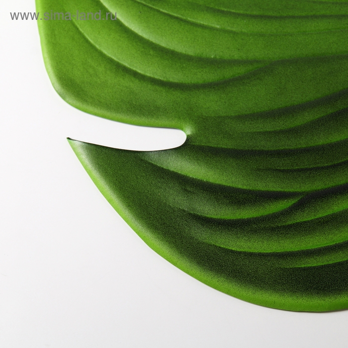 Салфетка сервировочная на стол &laquo;Тропики&raquo;, 46&times;42 см, цвет зелёный