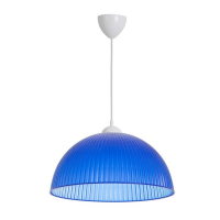 Люстра BayerLux Подвес BayerLuxная "Волна" E27 15Вт синий 40х40х18(+60)см