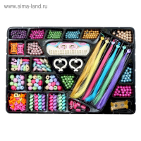 Набор парикмахера &laquo;Плетём косы&raquo; с аксессуарами для волос