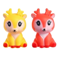 Набор резиновых игрушек для ванны &laquo;Оленята&raquo;, 2 шт, цвет МИКС, Крошка Я