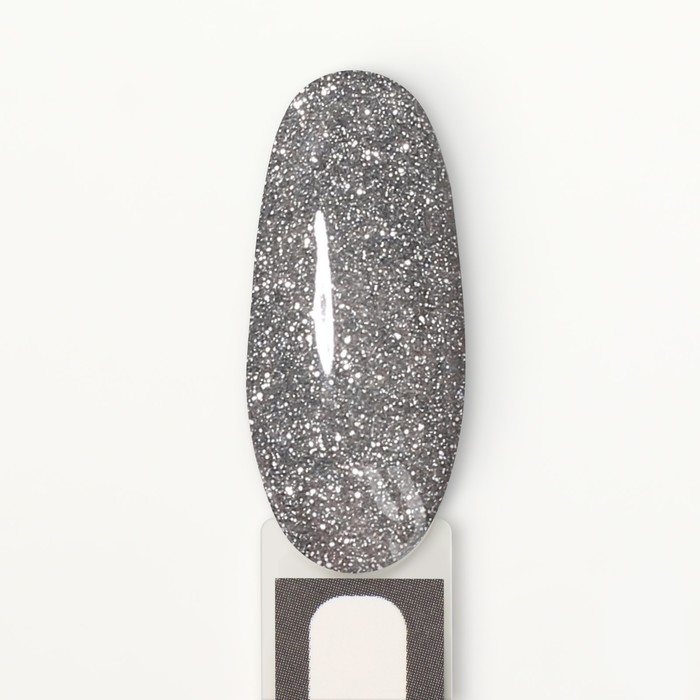 Блёстки для декора ногтей, светоотражающие, мелкие, цвет серебристый