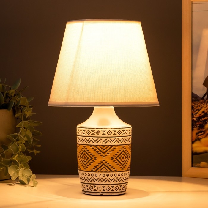 Настольная лампа 16529/1GR E14 40Вт серый 17,5х17,5х26,5 см