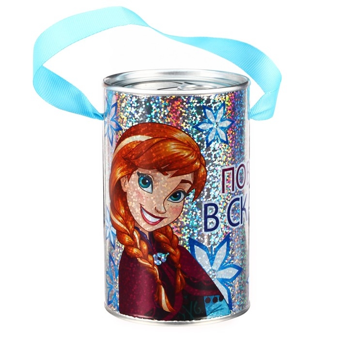 Копилка с голографией, 7,8 см х 7,8 см х 12 см "Анна", Холодное сердце