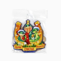 Оберег новогодний на подставке &laquo;Удачи, счастья, радости&raquo;, 10 х 8,1 см.