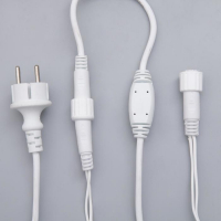 Гирлянда &laquo;Бахрома&raquo; 3 &times; 0.6 м, IP44, УМС, белая нить, 160 LED, свечение жёлтое, 220 В