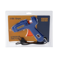 Клеевой пистолет ТУНДРА, переключатель мощности 60/100 Вт, 220 В, антикапля, 11 мм