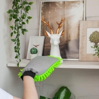 Варежка для уборки для сложных загрязнений Raccoon, 22&times;15 см, микрофибра букли двухсторонняя