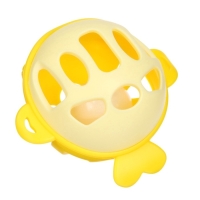 Прорезыватель силиконовый для зубов с погремушкой Крошка Я &laquo;Рыбка&raquo;, в кейсе, желтый